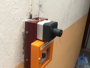 požární tlačítko pro požární odvětrání